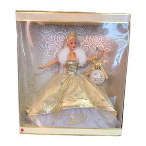 Special 2000 Edition Celebration Barbie Doll 28269 Millennium Gold Mattel NEW